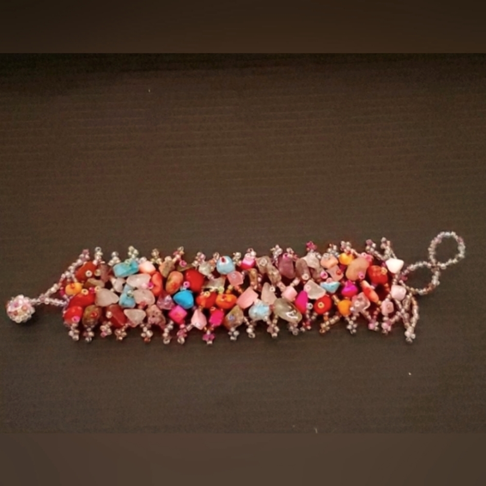 Handcrafted stone bracelet